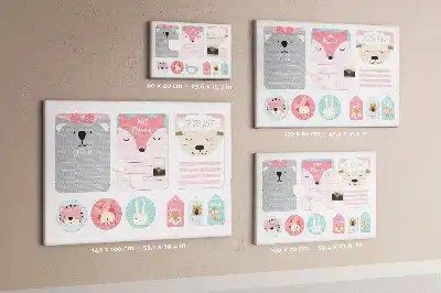 Tableau en liège déco Marque-pages heureux