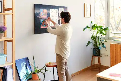 Tableau d’affichage en liège Sommets des montagnes paysage