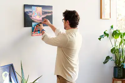 Tableau d’affichage en liège Sommets des montagnes paysage