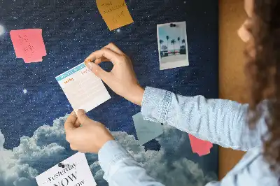 Tableau d’affichage en liège Ciel nocturne