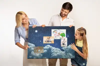 Tableau d’affichage en liège Ciel nocturne