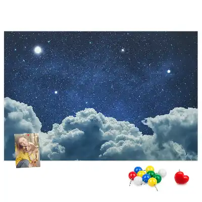 Tableau d’affichage en liège Ciel nocturne