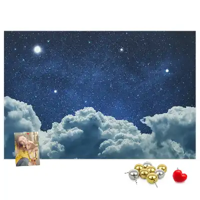Tableau d’affichage en liège Ciel nocturne
