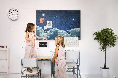 Tableau d’affichage en liège Ciel nocturne