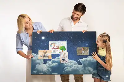 Tableau d’affichage en liège Ciel nocturne