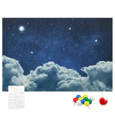 Tableau d’affichage en liège Ciel nocturne