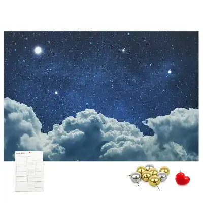 Tableau d’affichage en liège Ciel nocturne
