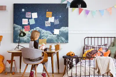 Tableau d’affichage en liège Ciel nocturne