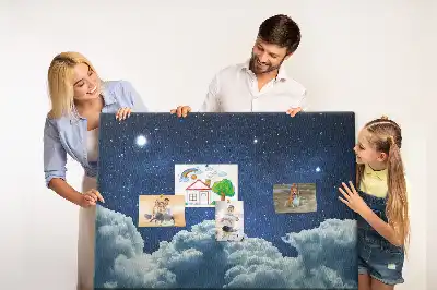 Tableau d’affichage en liège Ciel nocturne