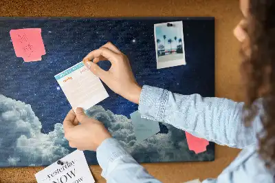 Tableau d’affichage en liège Ciel nocturne