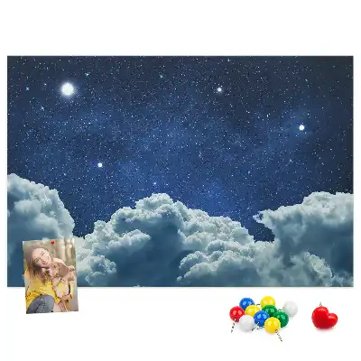 Tableau d’affichage en liège Ciel nocturne