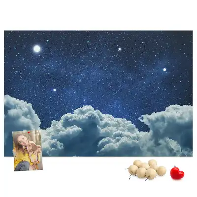Tableau d’affichage en liège Ciel nocturne
