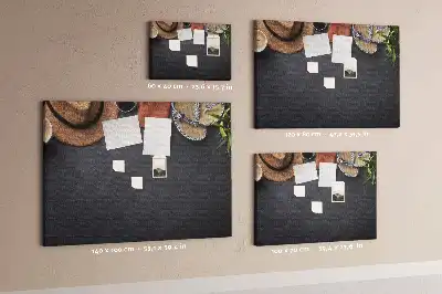 Tableau en liège déco Vacances