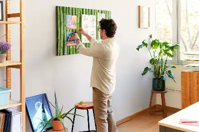 Tableau de liège Mur en bambou
