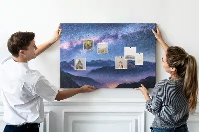 Tableau d’affichage en liège Voie Lactée