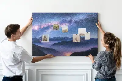 Tableau d’affichage en liège Voie Lactée