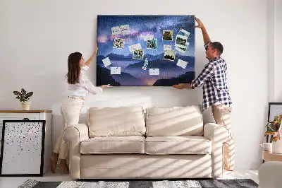 Tableau d’affichage en liège Voie Lactée