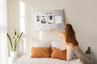 Tableau en liège déco Mon planificateur hebdomadaire