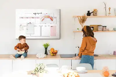 Tableau en liège déco Mon planificateur hebdomadaire
