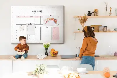 Tableau en liège déco Mon planificateur hebdomadaire