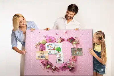 Tableau de liège Cœur de fleurs