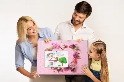 Tableau de liège Cœur de fleurs