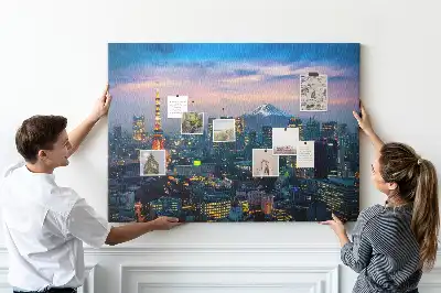 Tableau de liège Ville la nuit