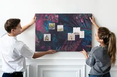 Tableau d’affichage en liège Fleurs exotiques