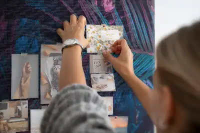 Tableau d’affichage en liège Fleurs exotiques