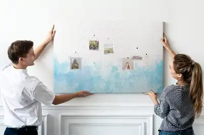 Tableau de liège Taches peintes