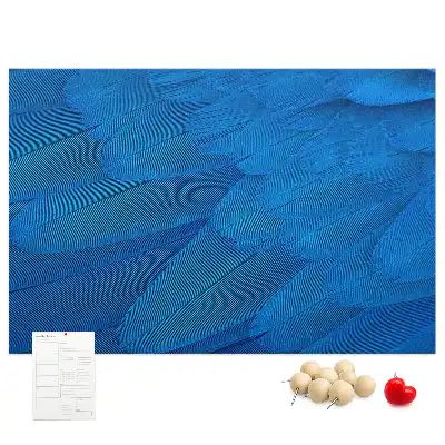 Tableau en liège déco Plume d'oiseau