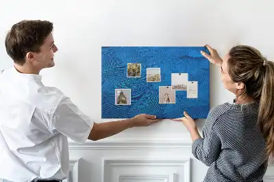 Tableau en liège déco Plume d'oiseau