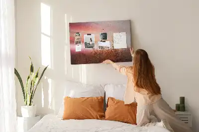 Tableau en liège déco Matin brumeux