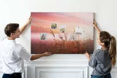 Tableau en liège déco Matin brumeux