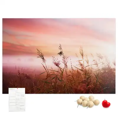 Tableau en liège déco Matin brumeux