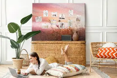 Tableau en liège déco Matin brumeux