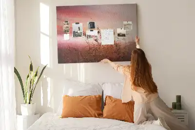 Tableau en liège déco Matin brumeux