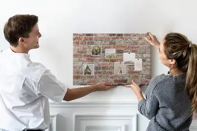 Tableau en liège déco Brique mur