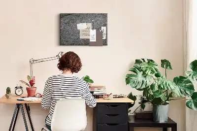Tableau d’affichage en liège Roche volcanique