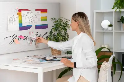 Tableau en liège déco Citation sois toi-même