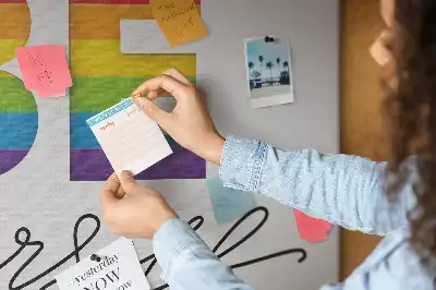 Tableau en liège déco Citation sois toi-même