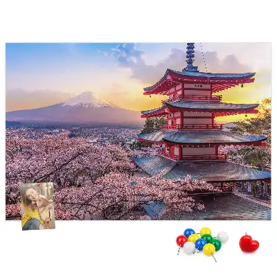 Tableau d’affichage en liège Architecture japonaise