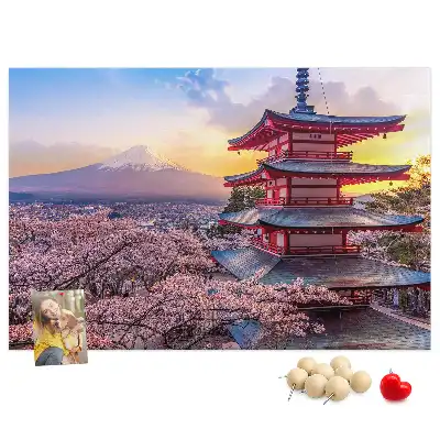 Tableau d’affichage en liège Architecture japonaise