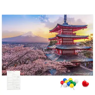 Tableau d’affichage en liège Architecture japonaise