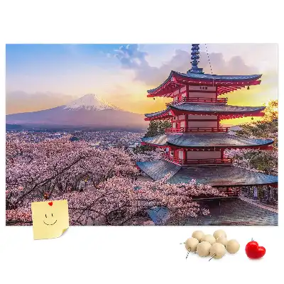 Tableau d’affichage en liège Architecture japonaise