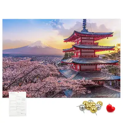 Tableau d’affichage en liège Architecture japonaise