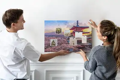 Tableau d’affichage en liège Architecture japonaise