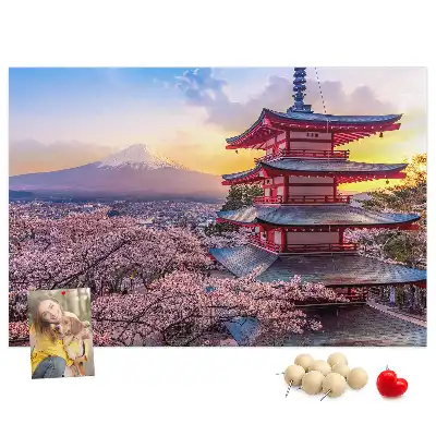 Tableau d’affichage en liège Architecture japonaise