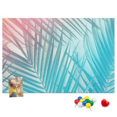 Tableau de liège Palmier tropical