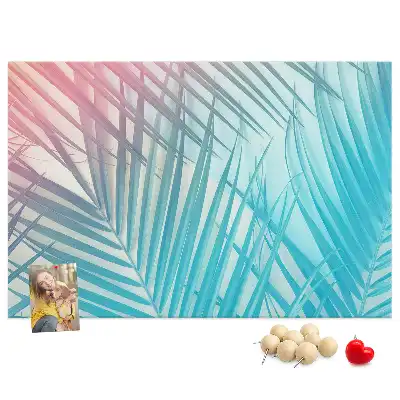 Tableau de liège Palmier tropical
